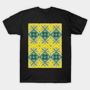 Squished Frog Looking Green Pattern - WelshDesignsTP004 T-Shirt